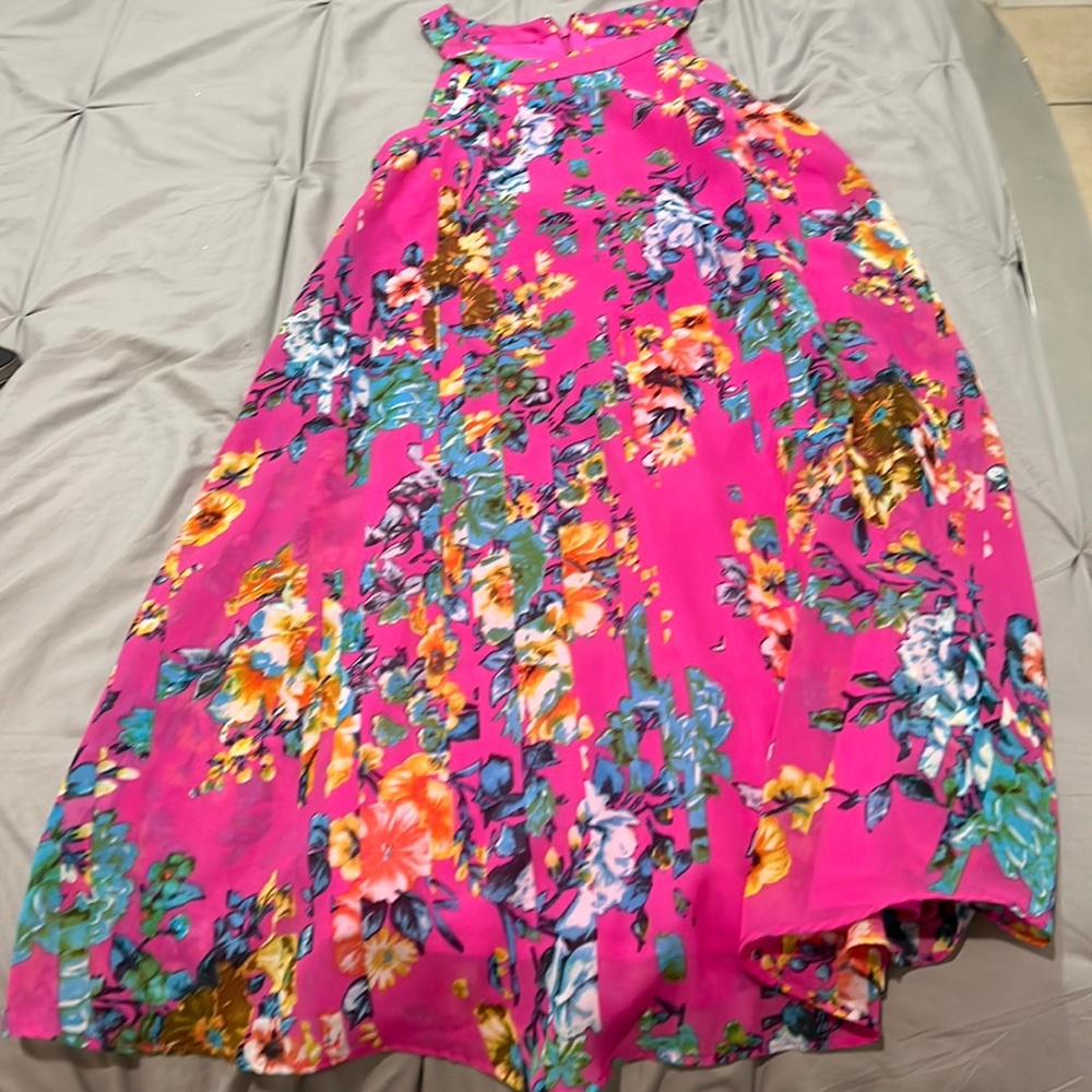 Long Pink dress